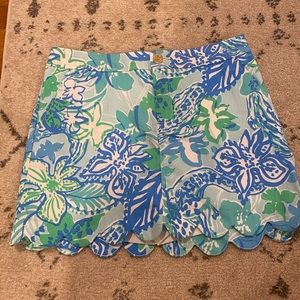 lilly pulitzer colette skort whisper blue